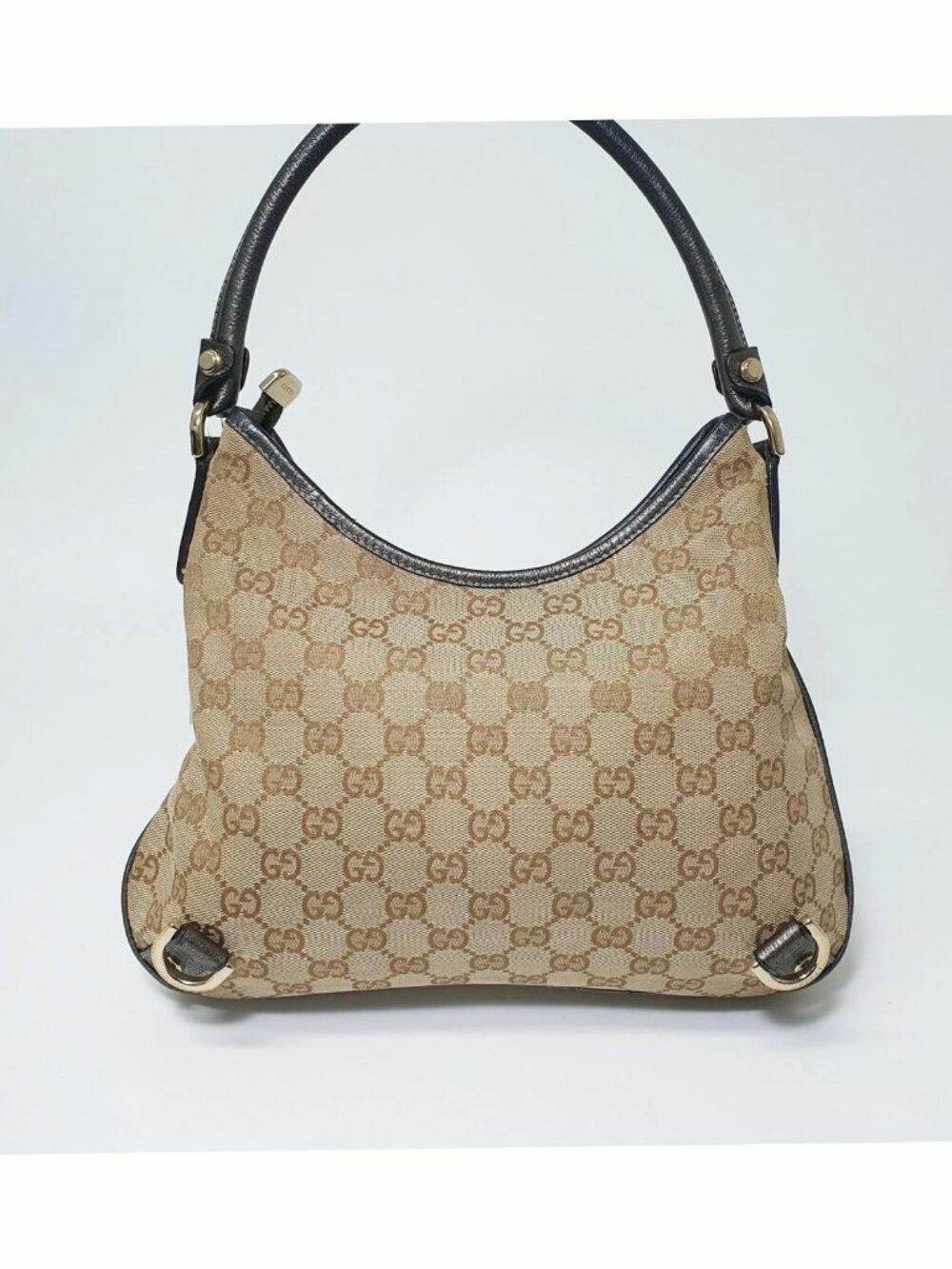 Authentic Gucci GG Canvas Hobo Bag Monogram Shoulder Bag - Picture 3 of 10